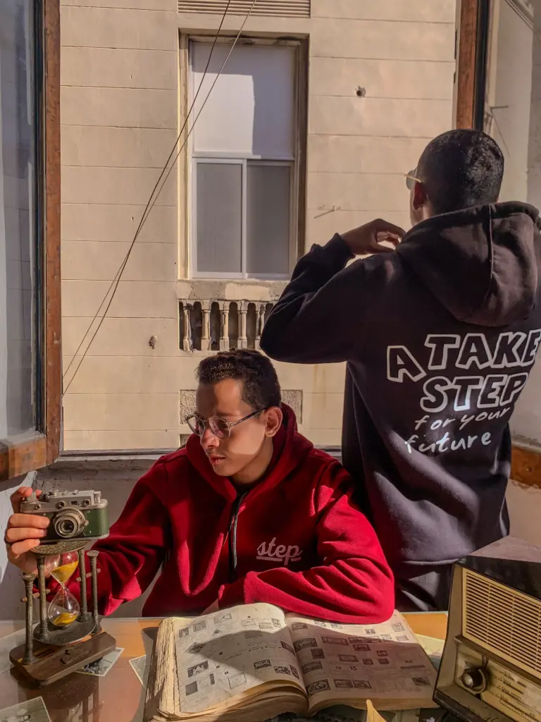 "Take a Step for Your Future" Burgundy Hoodie 