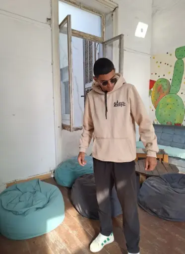 Beige Hoodie